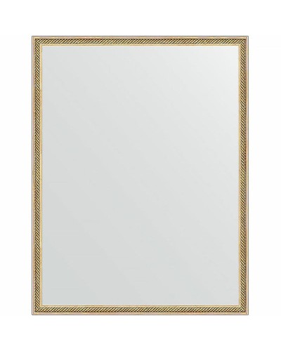Зеркало Evoform Definite 88х68 BY 0675 в багетной раме - Витое золото 28 мм