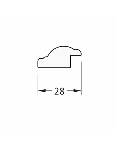 Зеркало Evoform Definite 88х68 BY 0675 в багетной раме - Витое золото 28 мм