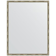 Зеркало Evoform Definite 87х67 BY 0677 в багетной раме - Серебряный бамбук 24 мм