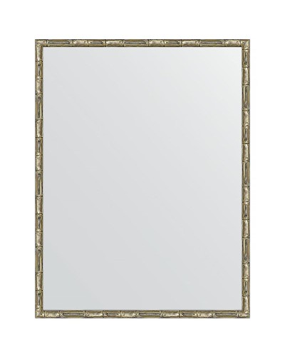 Зеркало Evoform Definite 87х67 BY 0677 в багетной раме - Серебряный бамбук 24 мм