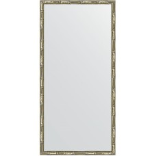 Зеркало Evoform Definite 97х47 BY 0694 в багетной раме - Серебряный бамбук 24 мм