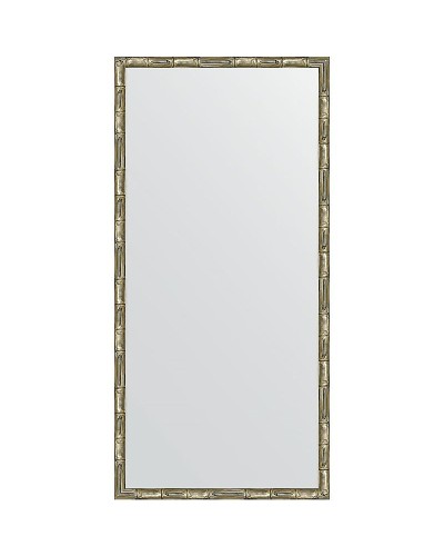 Зеркало Evoform Definite 97х47 BY 0694 в багетной раме - Серебряный бамбук 24 мм