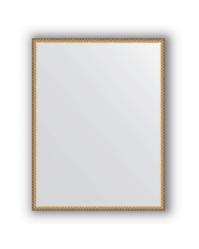 Зеркало Evoform Definite 88х68 Витая латунь