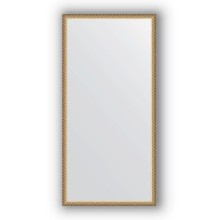 Зеркало Evoform Definite 98х48 Витая латунь