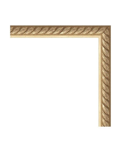 Зеркало Evoform Definite 98х48 Витая латунь