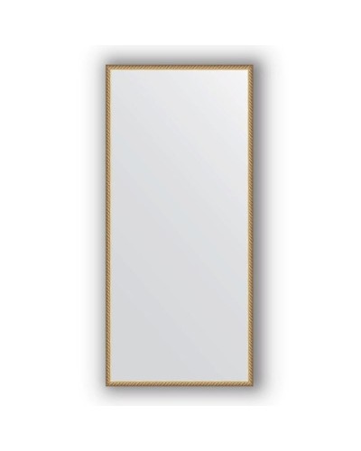 Зеркало Evoform Definite 148х68 Витая латунь