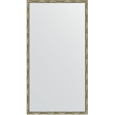Зеркало Evoform Definite 107х57 BY 0728 в багетной раме - Серебряный бамбук 24 мм