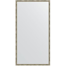 Зеркало Evoform Definite 127х67 BY 0745 в багетной раме - Серебряный бамбук 24 мм