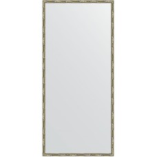 Зеркало Evoform Definite 147х67 BY 0762 в багетной раме - Серебряный бамбук 24 мм