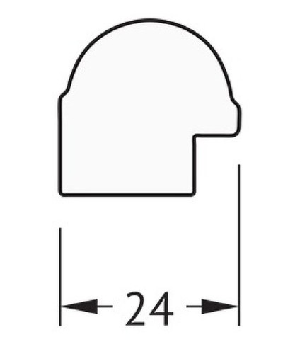 Зеркало Evoform Definite 147х67 BY 0762 в багетной раме - Серебряный бамбук 24 мм