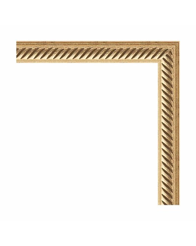 Зеркало Evoform Definite 108х58 BY 0726 в багетной раме - Витое золото 28 мм