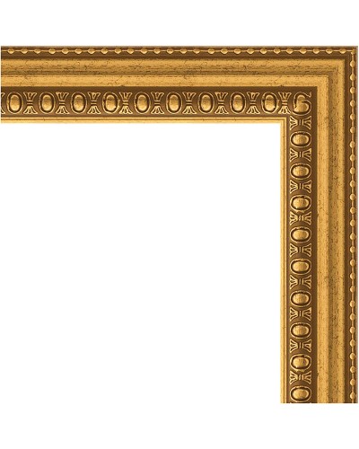 Зеркало Evoform Definite 72х52 BY 0792 в багетной раме - Бусы золотые 46 мм