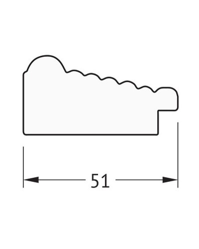 Зеркало Evoform Definite 73х53 BY 0794 в багетной раме - Сухой тростник 51 мм