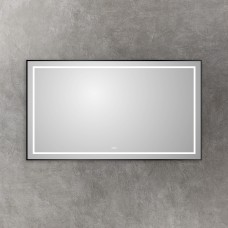 Зеркало в раме с подсветкой сенсорным выкл. и подогревом BelBagno SPC-KRAFT-1400-800-LED-TCH-WARM-NERO