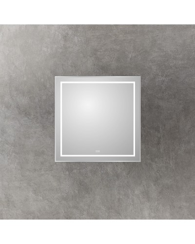 Зеркало в раме с подсветкой сенсорным выкл. и подогревом BelBagno SPC-KRAFT-800-800-LED-TCH-WARM