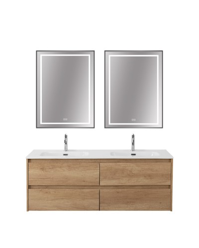 Зеркало в раме с подсветкой сенсорным выкл. и подогревом BelBagno SPC-KRAFT-600-800-LED-TCH-WARM-NERO