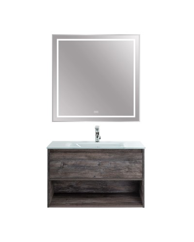 Зеркало в раме с подсветкой сенсорным выкл. и подогревом BelBagno SPC-KRAFT-800-800-LED-TCH-WARM