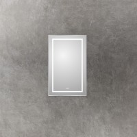 Зеркало в алюминиевой раме с подсветкой, сенсорным выключателем и подогревом BelBagno SPC-KRAFT-500-800-LED-TCH-WARM