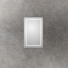 Зеркало в алюминиевой раме с подсветкой, сенсорным выключателем и подогревом BelBagno SPC-KRAFT-500-800-LED-TCH-WARM