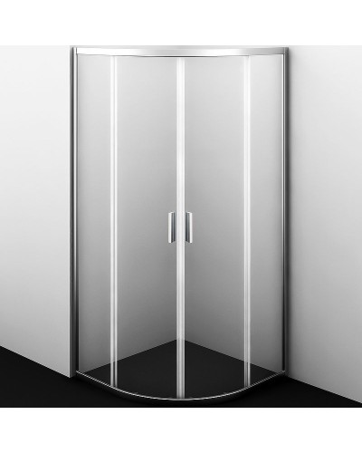 Душевой уголок WasserKRAFT Lippe 80x80 45S00 профиль Хром стекло прозрачное