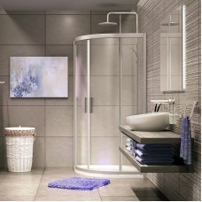 Душевой уголок WasserKRAFT Lippe 80x80 45S00 профиль Хром стекло прозрачное