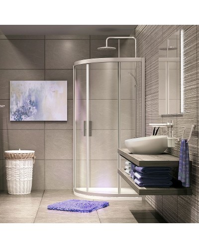 Душевой уголок WasserKRAFT Lippe 80x80 45S00 профиль Хром стекло прозрачное