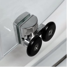 Душевой уголок WasserKRAFT Lippe 80x80 45S00 профиль Хром стекло прозрачное