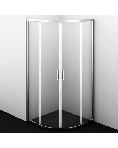 Душевой уголок WasserKRAFT Lippe 80x80 45S00 профиль Хром стекло прозрачное