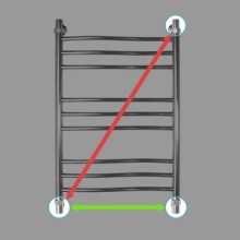 Полотенцесушитель водяной 1000x500 Energy Breeze Prestige EWTRBRZPR1005000000