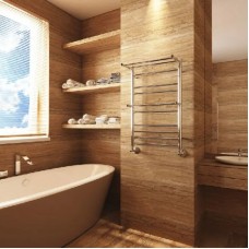 Водяной полотенцесушитель Lemark Pramen 50х80 LM33810 с полкой Хром