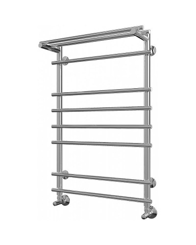 Водяной полотенцесушитель Terminus Ватра П8 500x796 4670030723246 с полкой Хром