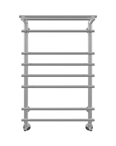 Водяной полотенцесушитель Terminus Ватра П8 500x796 4670030723246 с полкой Хром