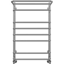 Водяной полотенцесушитель Terminus Полка П8 500x796 4670030723161 с полкой Хром