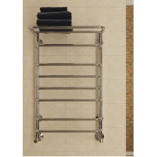 Водяной полотенцесушитель Terminus Полка П8 500x796 4670030723161 с полкой Хром