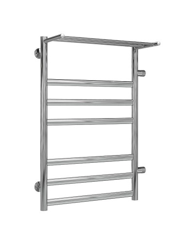 Водяной полотенцесушитель Terminus Хендрикс П7 500x796 4620768888823 с полкой Хром