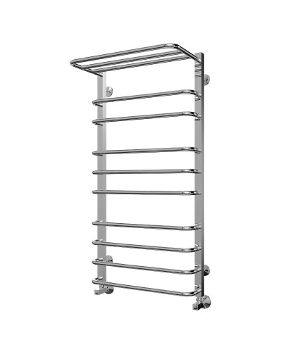 Водяной полотенцесушитель Terminus Арктур П10 500х1031 4620768886584 с полкой Хром