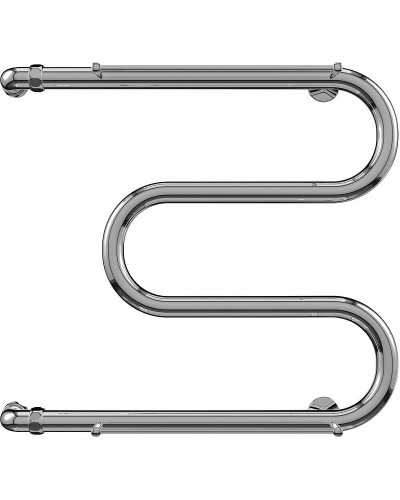 Водяной полотенцесушитель Terminus М-образный 500x600 4620768880346 с полкой Хром