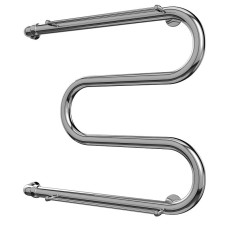 Водяной полотенцесушитель Terminus М-образный 500x600 4620768880346 с полкой Хром