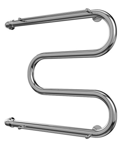 Водяной полотенцесушитель Terminus М-образный 600x700 4620768880568 с полкой Хром