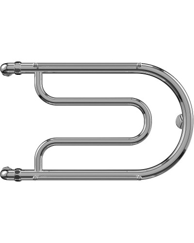 Водяной полотенцесушитель Terminus Фокстрот 320x700 4620768881251 с полкой Хром