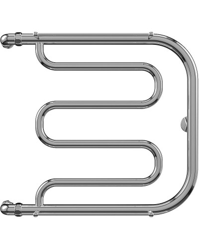 Водяной полотенцесушитель Terminus Фокстрот 500x500 4620768881282 с полкой Хром