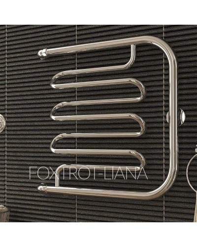 Водяной полотенцесушитель Terminus Фокстрот-Лиана 500x600 4620768880988 Хром