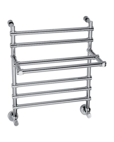 Полотенцесушитель водяной с полкой Margaroli Sole 452/370 хром