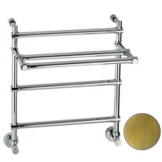 Полотенцесушитель водяной с полкой Margaroli Sole 442/470 бронза