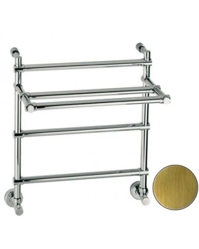 Полотенцесушитель водяной с полкой Margaroli Sole 442/470 бронза