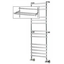 Полотенцесушитель водяной с полкой Margaroli Sole 464/470-14 хром