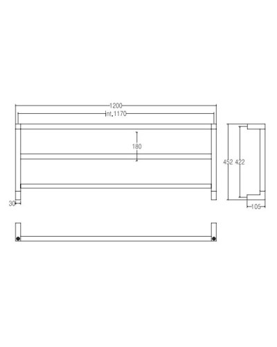 Полотенцесушитель электрический Margaroli Panorama 830/3 хром