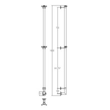 Полотенцесушитель электрический Margaroli Arcobaleno 616OBB1650 бронза