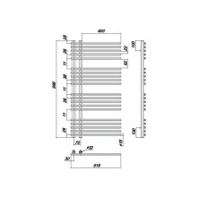 Водяной полотенцесушитель Ravak Style 50х100 X04000083650 Хром