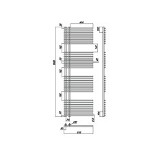 Водяной полотенцесушитель Ravak Style 50х160 X04000083674 Хром